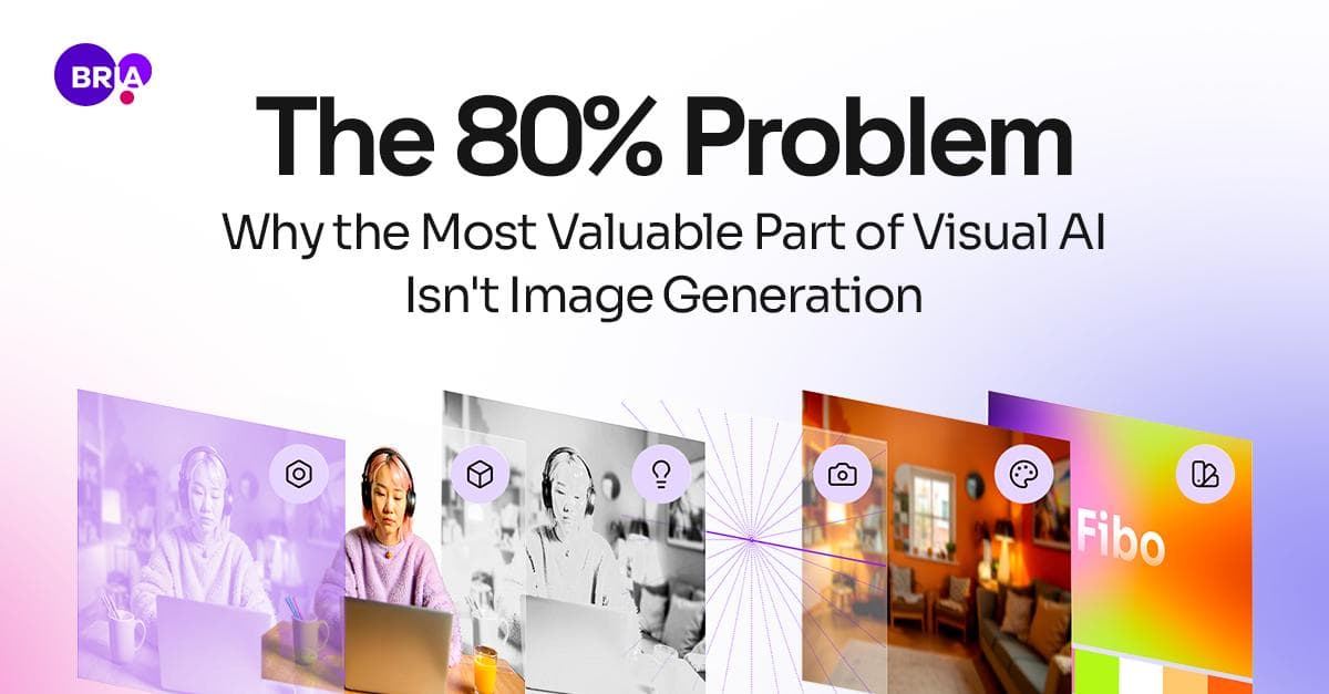 The 80% Problem: Why the Most Valuable Part of Visual AI Isn't Image Generation