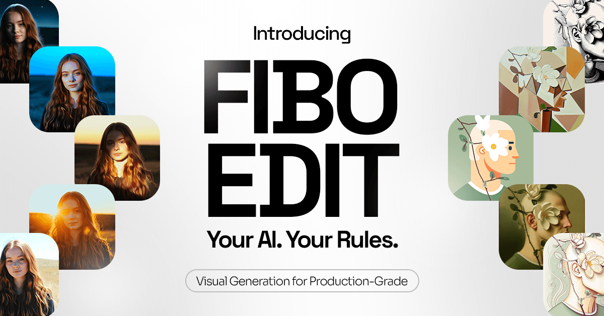 FIBO Edit: High Quality AI Image Editing with Maximum Controllability via Bria's Structured JSON Approach