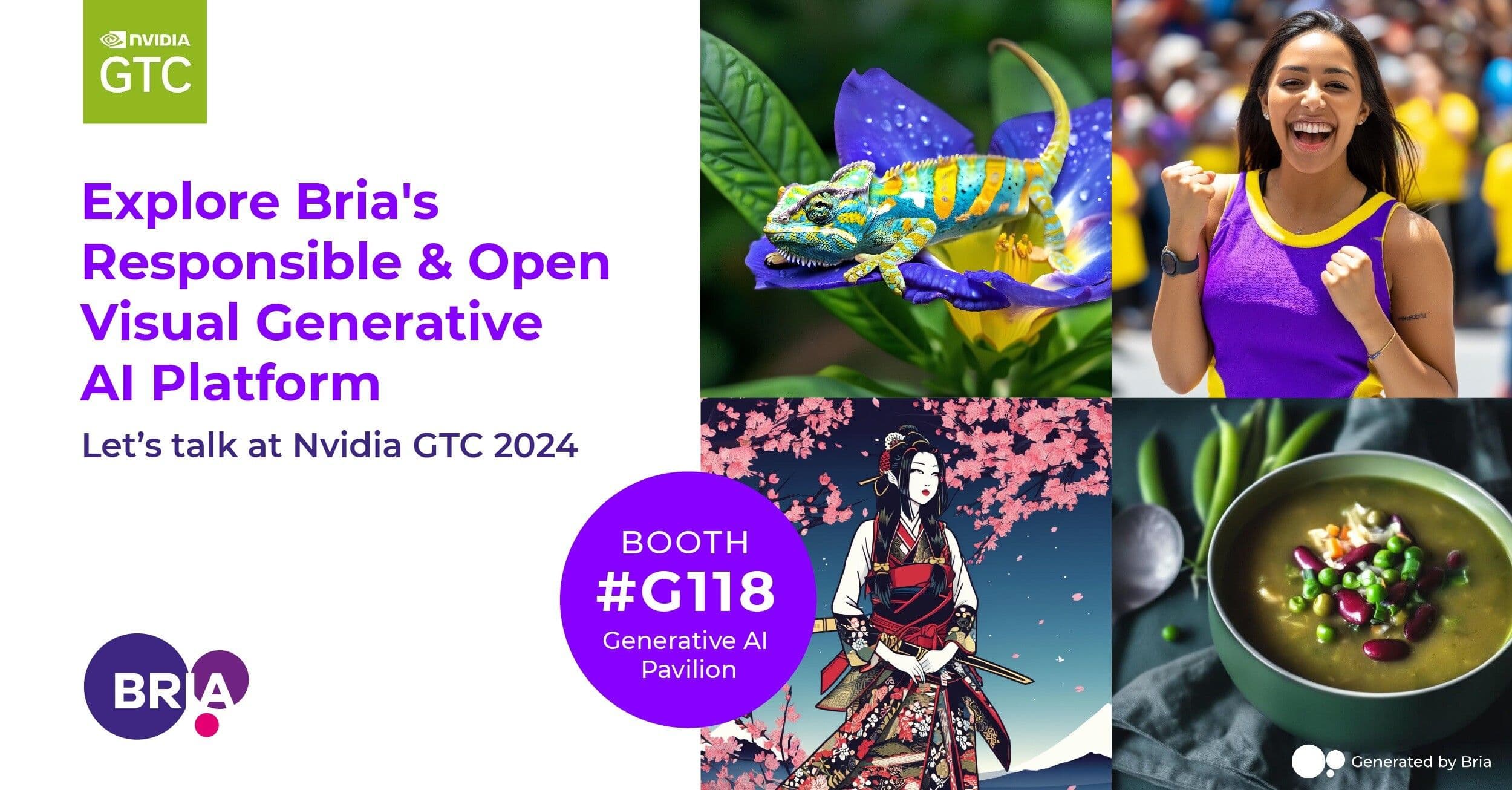 Bria AI launches responsible innovation for Enterprise Visuals at NVIDIA GTC
