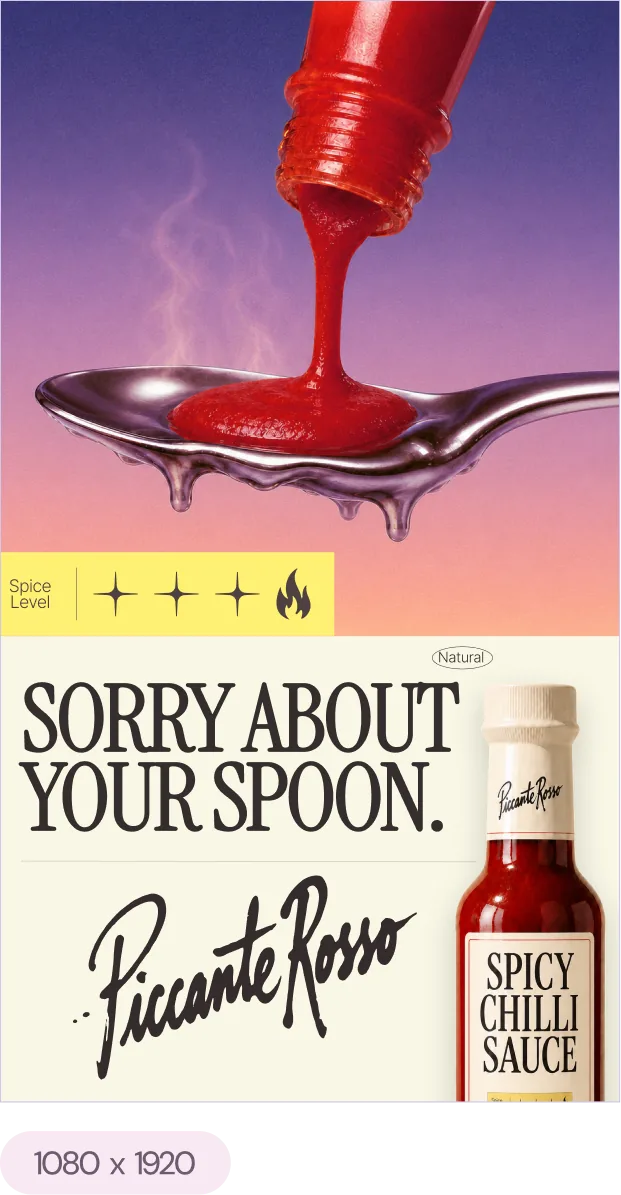 The same ad resized to 1080 x 1920
