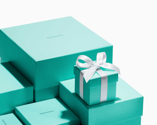Boxes in Tiffany blue